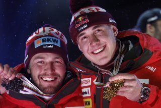 Ensemble sur le podium des Mondiaux, Alexis Monney et Franjo von Allmen ont remis ça lors des championnats suisses à Zinal